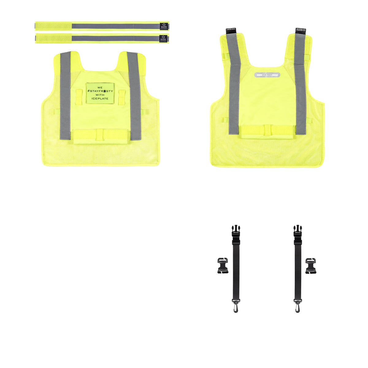 ICEPLATE EXO® HiVis Class 2 Cooling / Heating / Hydration Safety Vest