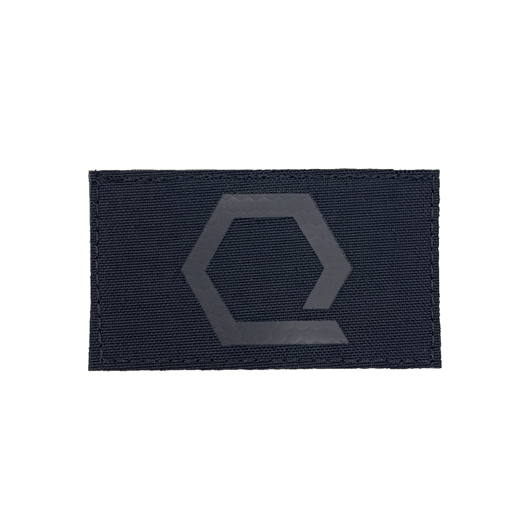 Q-Hex IR Velcro Patch in Black.