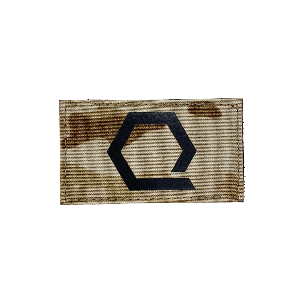 Q-Hex IR Velcro Patch in MultiCam Arid