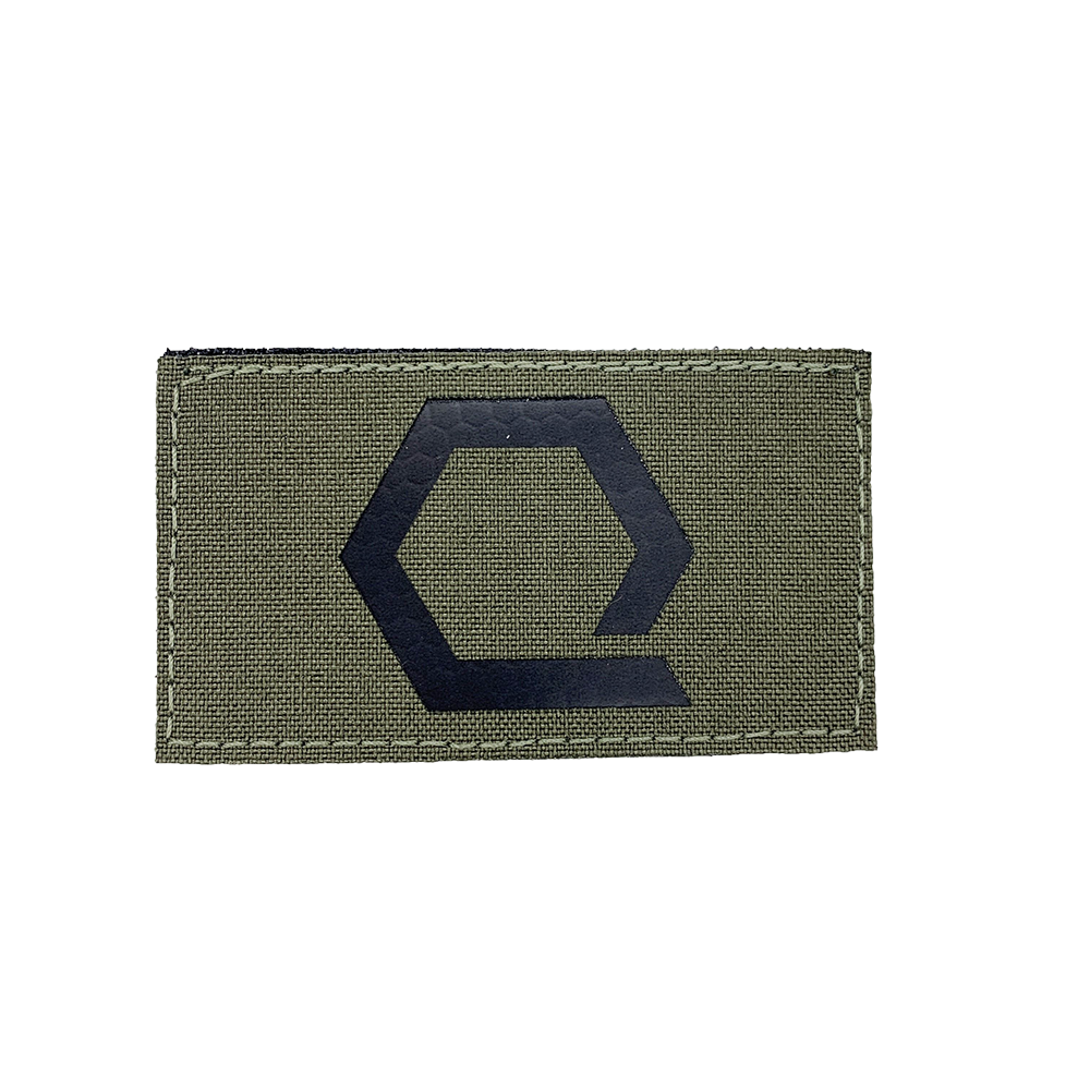Q-Hex IR Velcro Patch in Ranger Green.
