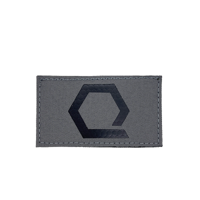 Q-Hex IR Velcro Patch in Wolf Grey.