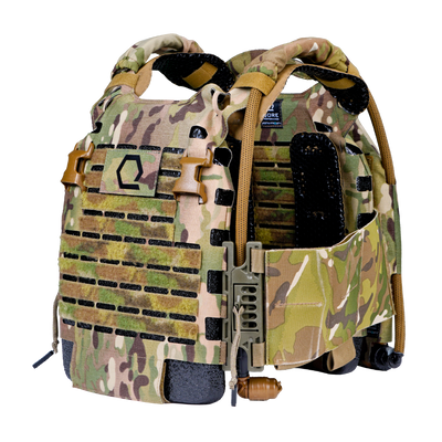 MultiCam IcePlate Sleeve MOLLE plate carrier hydration system for military, SOF, law enforcement
